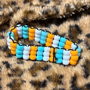 Homemade beaded bracelet cuff!
